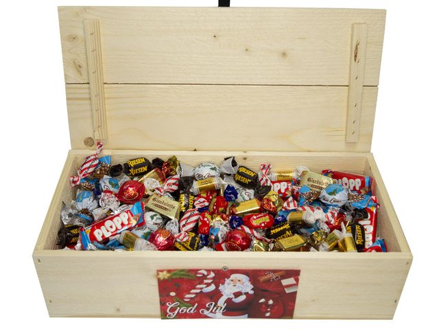 Godis Julbordslåda inslaget mix 2kg
