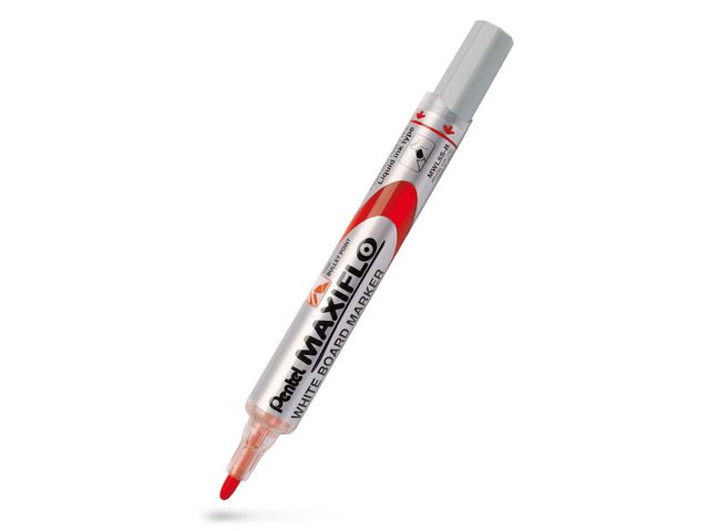 Whiteboardpenna PENTEL Maxiflo 2mm röd