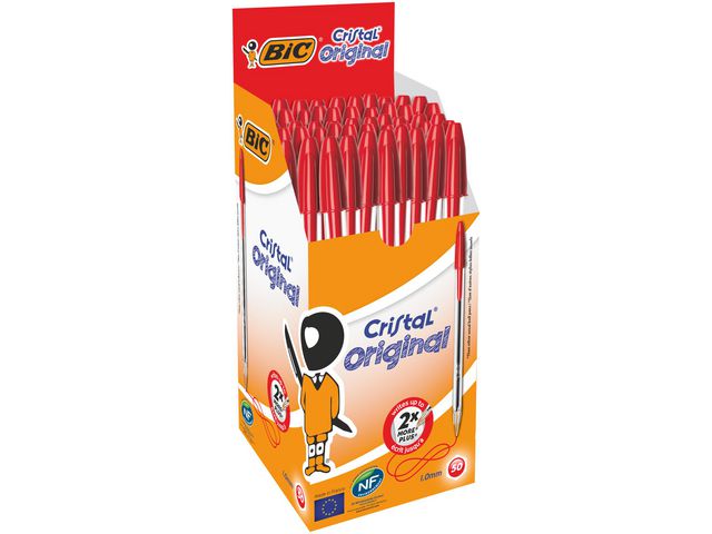 Kulpenna BIC Cristal 1,0 röd