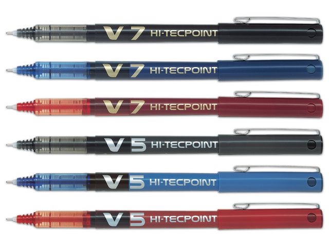 Bläckkulpenna PILOT Hi-Tec V5 Grip svart