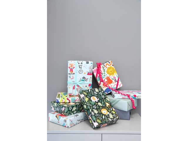 Presentpapper Rainforest 57cmx154m