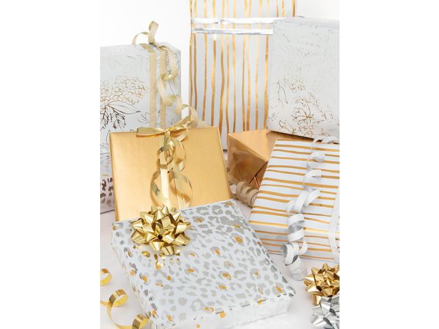 Presentpapper metallic mix 70cmx2m