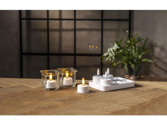 Värmeljus STAR T Flamme LED m/laddare