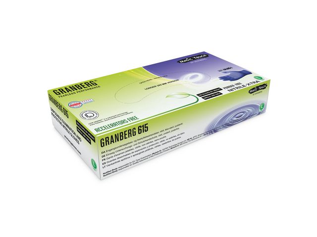 Nitrilhandske 615 indigo XL 100/fp