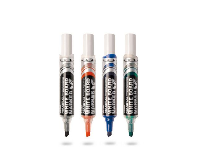 Whiteboardpenna PENTEL Maxiflo sned 4/fp