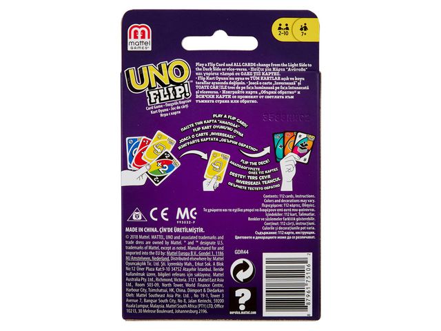 Spel Uno Flip från 7 år