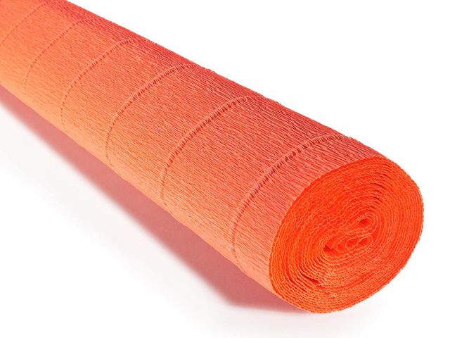 Kräppapper kraftigt 180gr Orange
