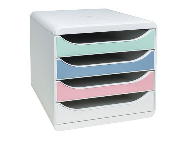 Blankettbox Bigbox Autentik 4låd. pastel