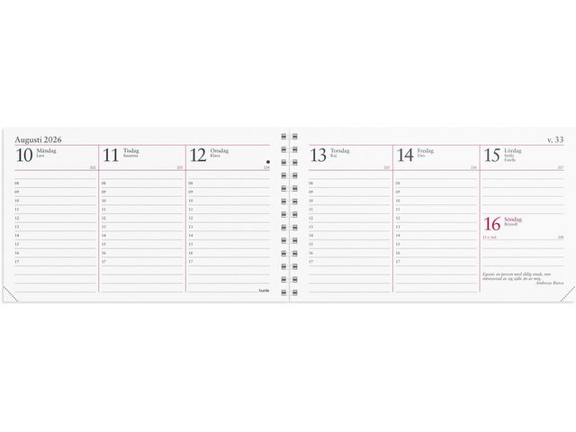 Veckokalendern refill 2026