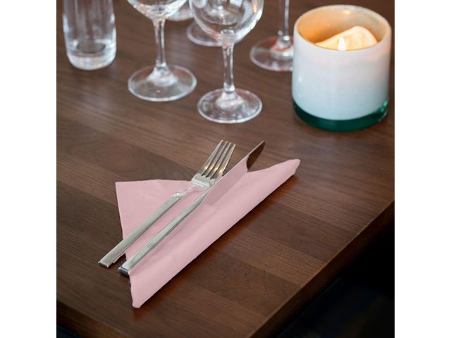 Servett TORK Lunch 3-lags ljrosa 150/fp