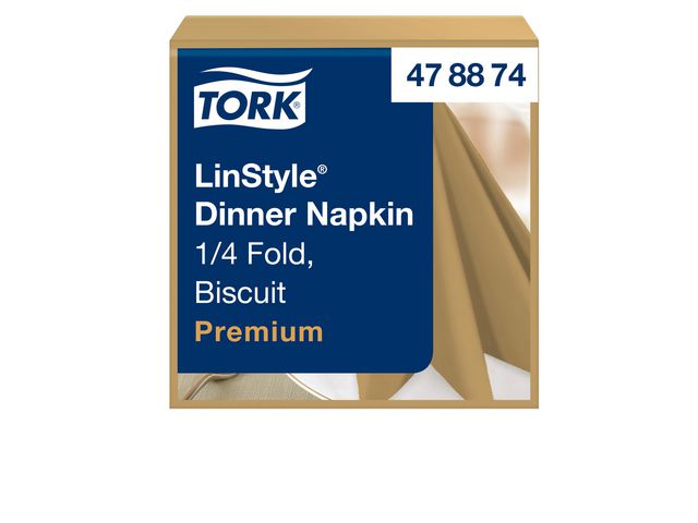 Servett TORK LinStyle Middag beige 50/fp
