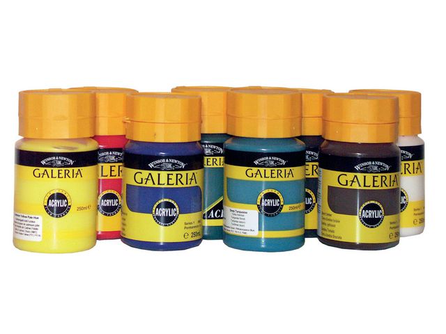 Akrylfärg Galeria 250mlx8 färger