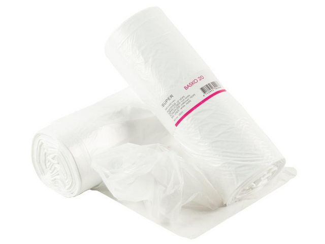 Insatspåse HD 35L 12my vit 100/rl