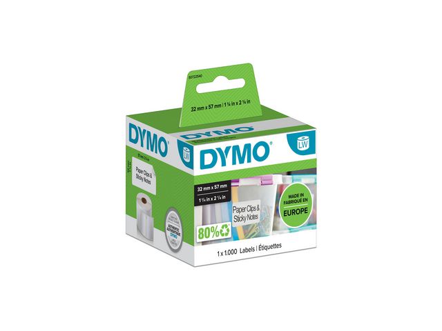 Etikett DYMO LW 57x32mm 1000/fp
