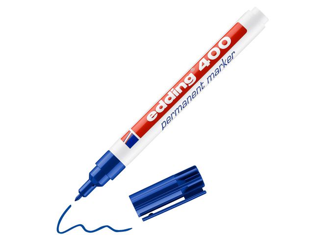 Märkpenna EDDING 400 blå