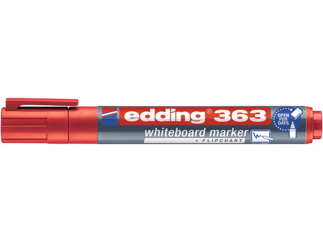 Whiteboardpenna EDDING 363 röd