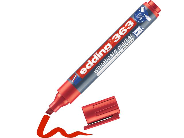 Whiteboardpenna EDDING 363 röd