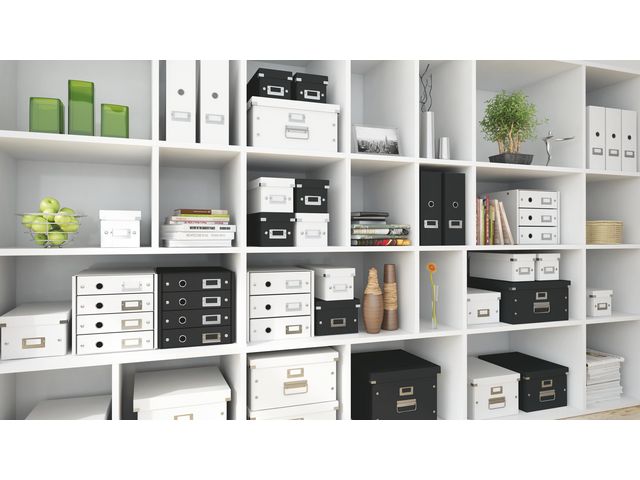 Förvaringslåda ClicknStore medium svart