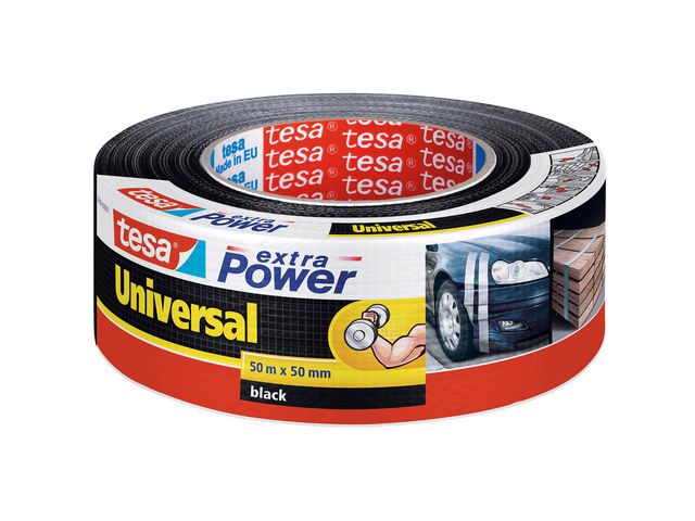Vävtejp TESA Extra Power 50mmx50m silver