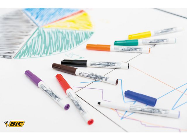 Whiteboardpenna BIC Velleda 1741 svart