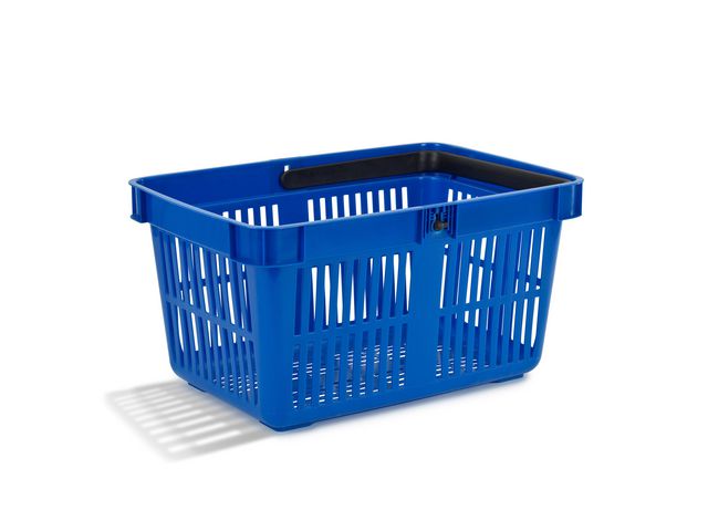 Kundkorg 27L blå